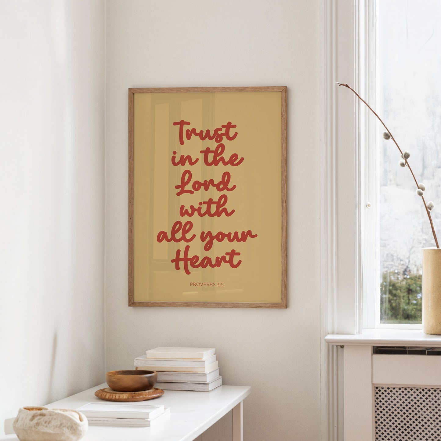 Faith Words In Warm Clay