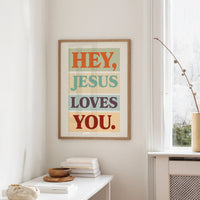 Faith Speaks In Color Blocks