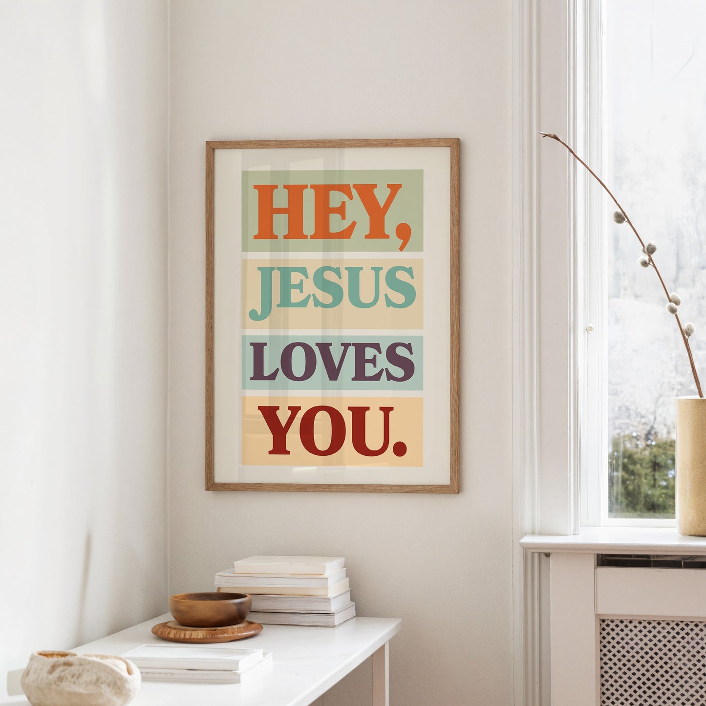 Faith Speaks In Color Blocks