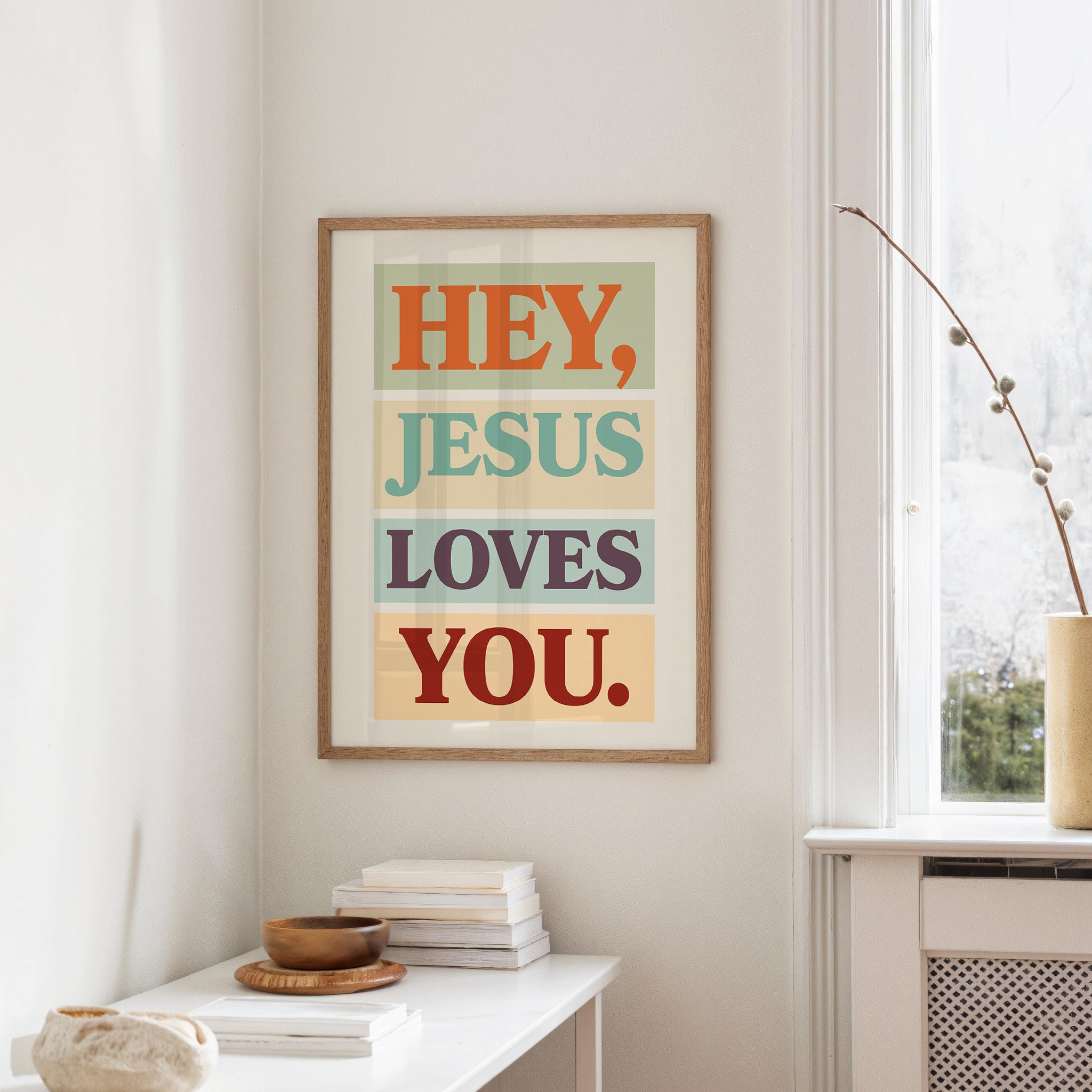 Faith Speaks In Color Blocks