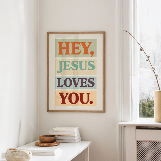 Faith Speaks In Color Blocks