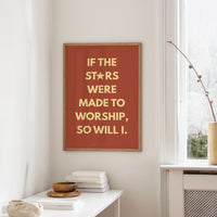 Celestial Vows In Terracotta Skies