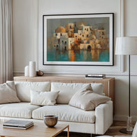 Mediterranean Mirage: Domes At Dusk