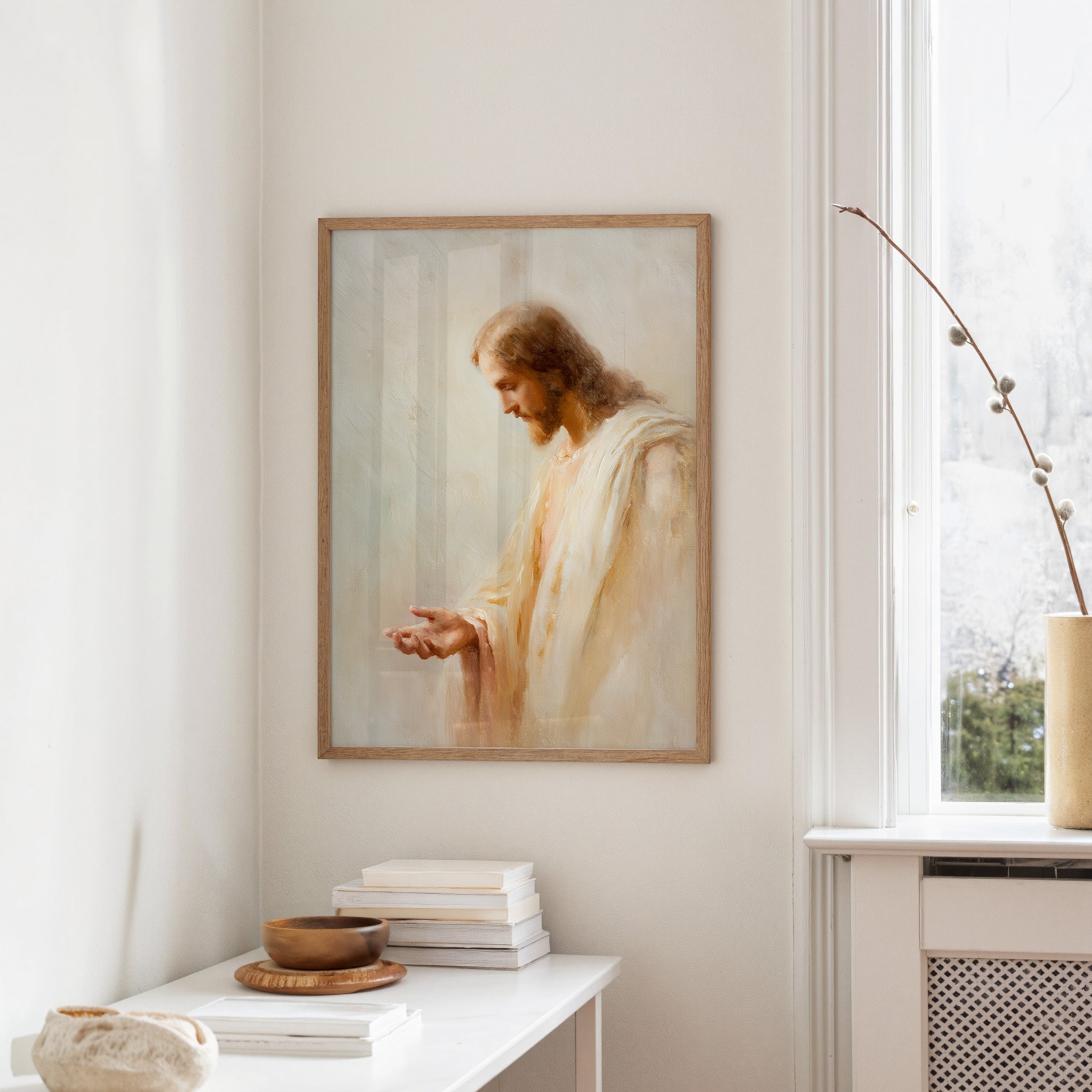 Gentle Light Embraces Sacred Offering