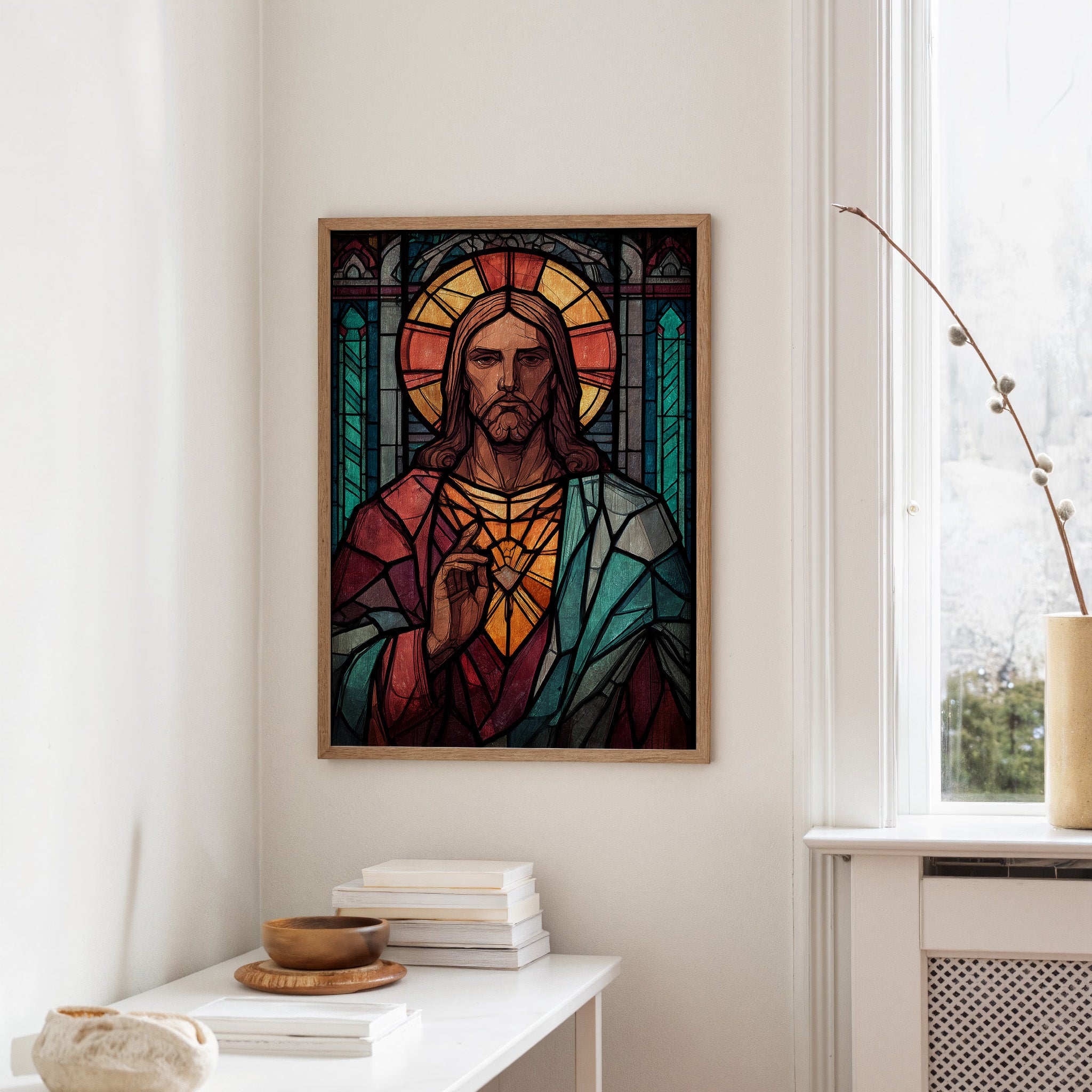 Sacred Light Through Fractured Glass
