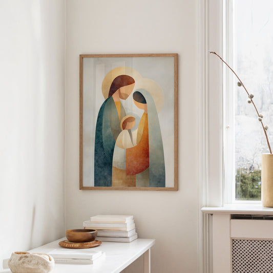 Sacred Geometry Embraces Familial Bond