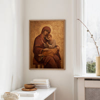Sacred Embrace in Golden Radiance