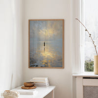 Solitude Walks Upon Golden Waters