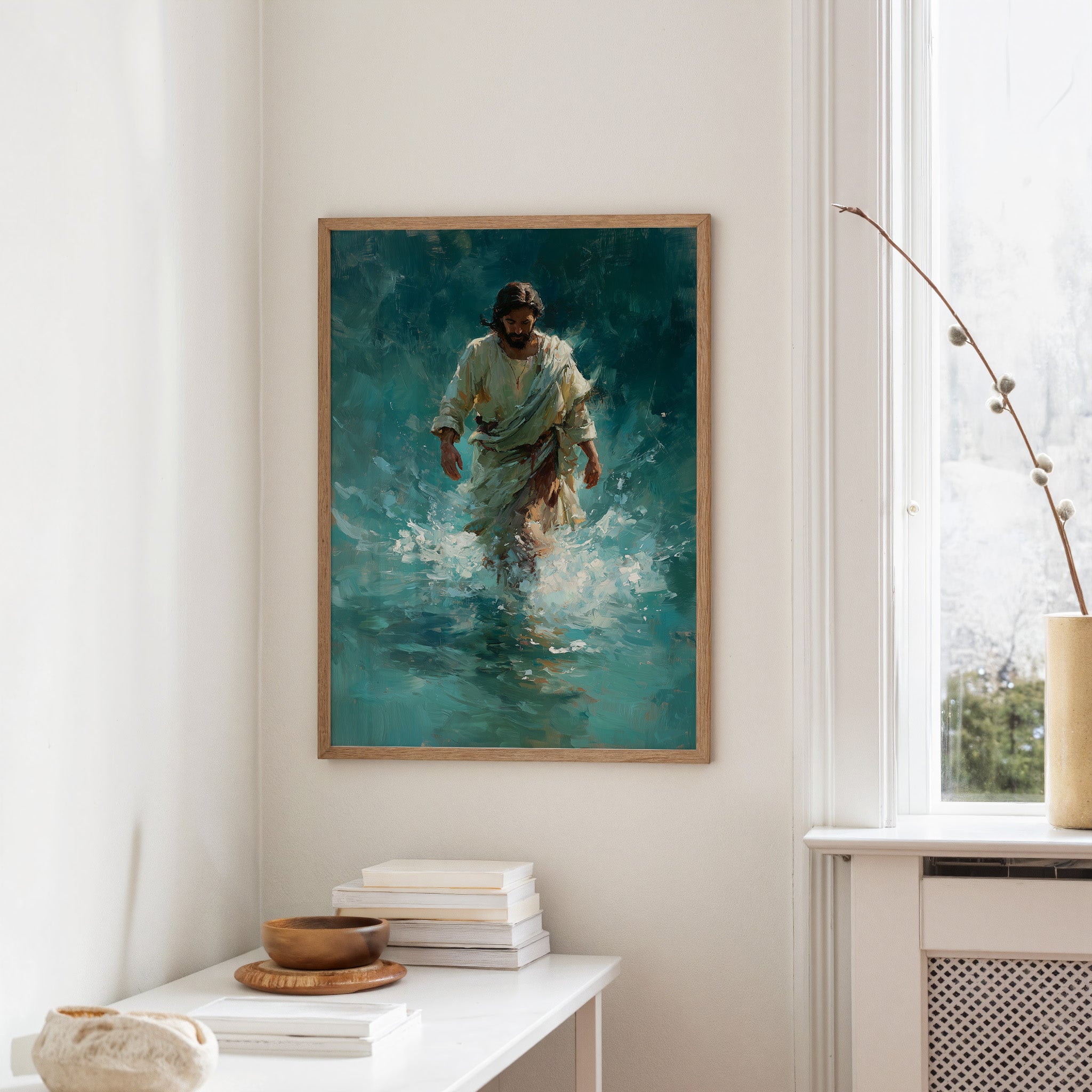 Tranquil Steps Through Turquoise Waters