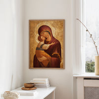 Sacred Embrace in Golden Radiance