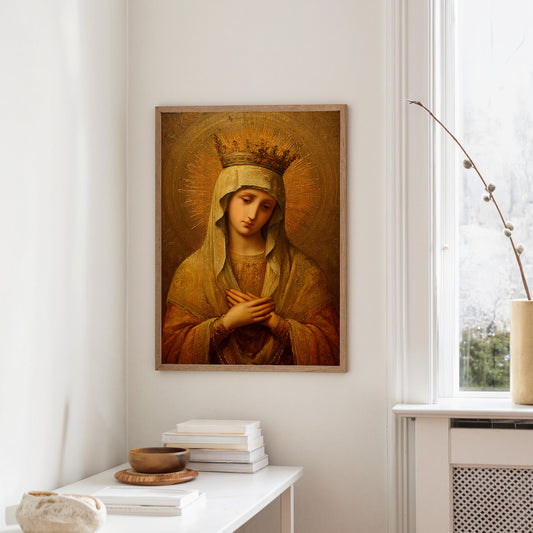 Radiant Devotion in Golden Hues