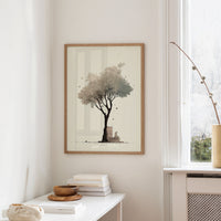 Solitude Beneath Whispering Branches
