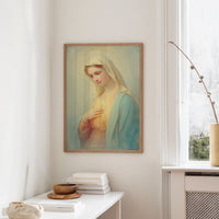 Ethereal Radiance in Gentle Devotion