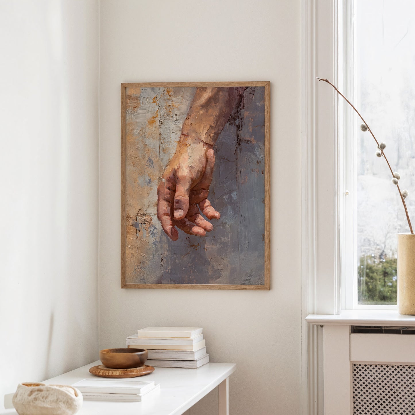 Textured Humanity Through Impasto Light