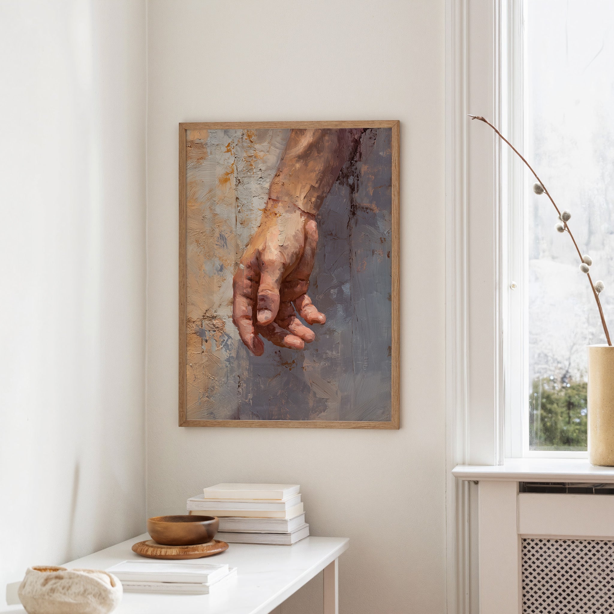 Textured Humanity Through Impasto Light