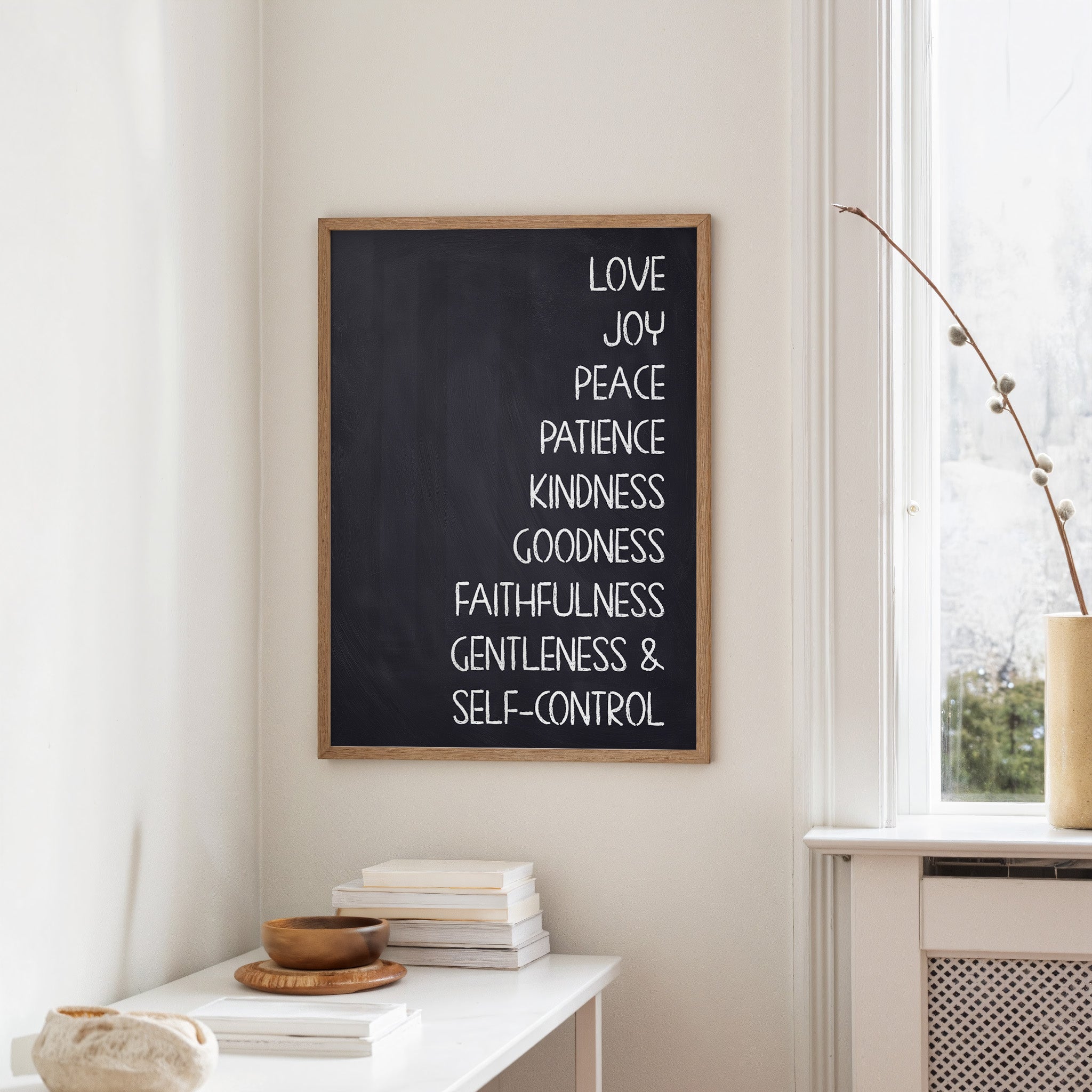 Virtues Etched in Chalk Wisdom