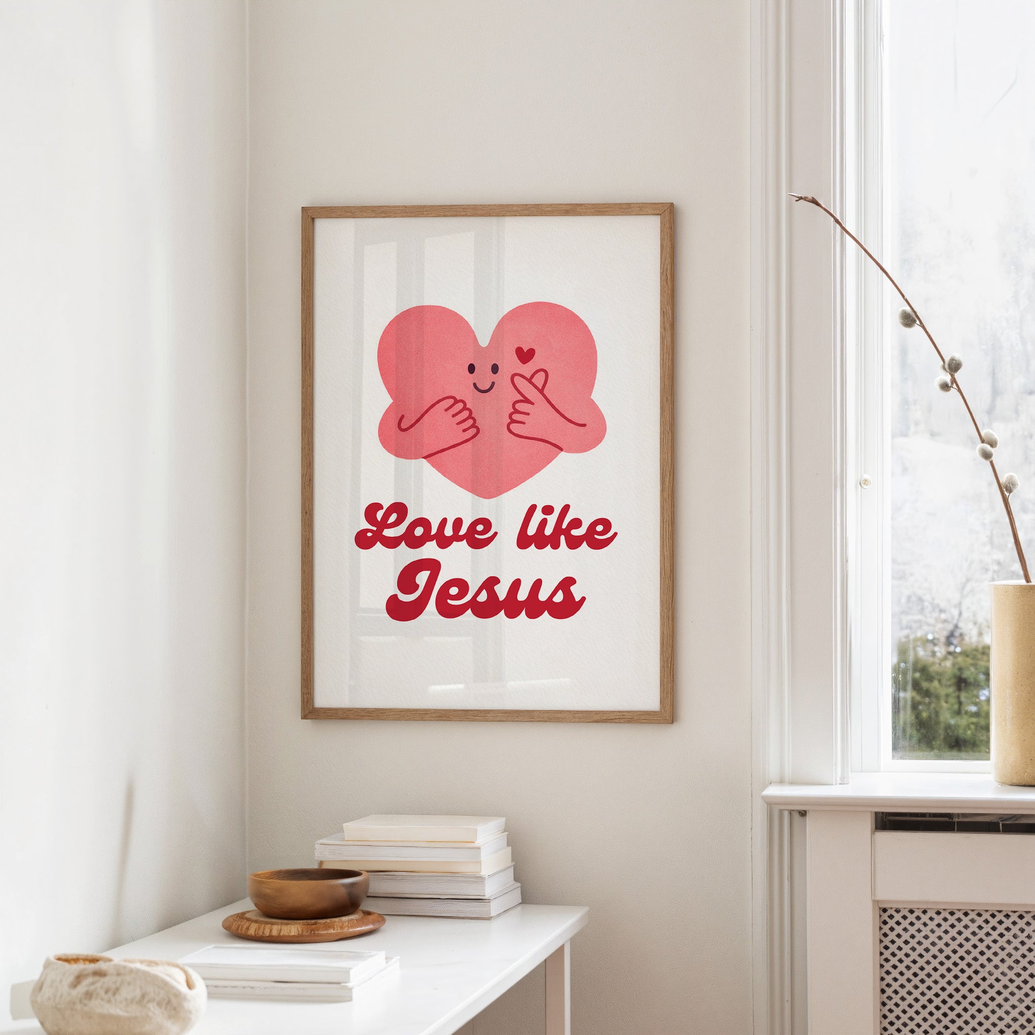 Embracing Hearts Spread Divine Message