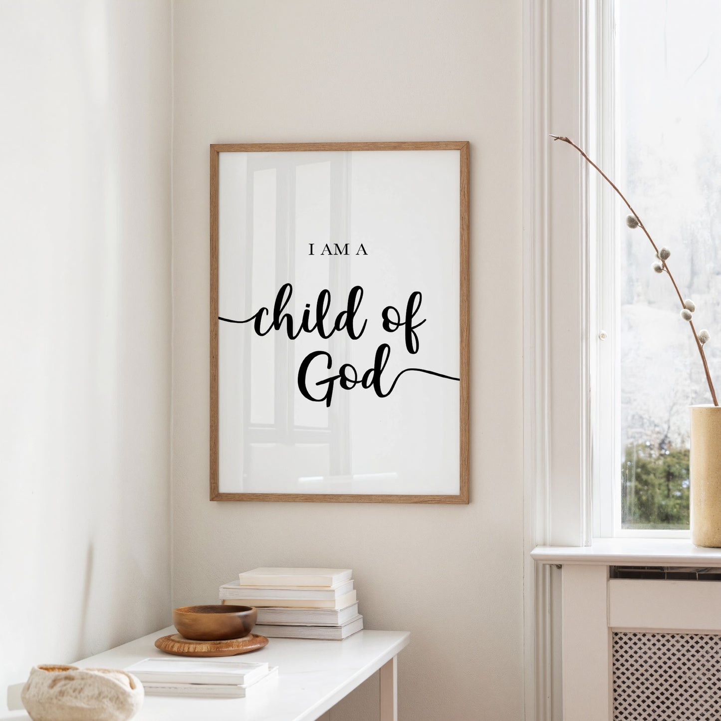 Divine Identity Embraced in Typography