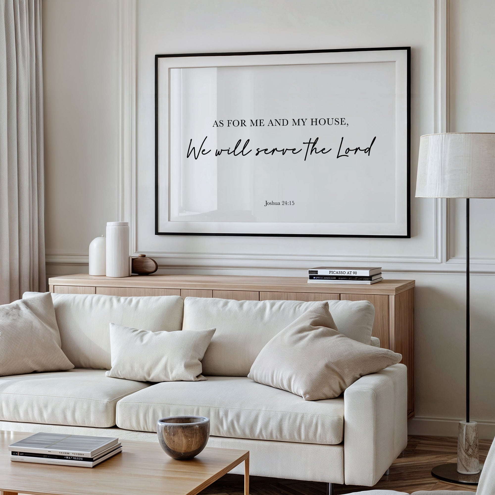 Sacred Declaration In Elegant Typography