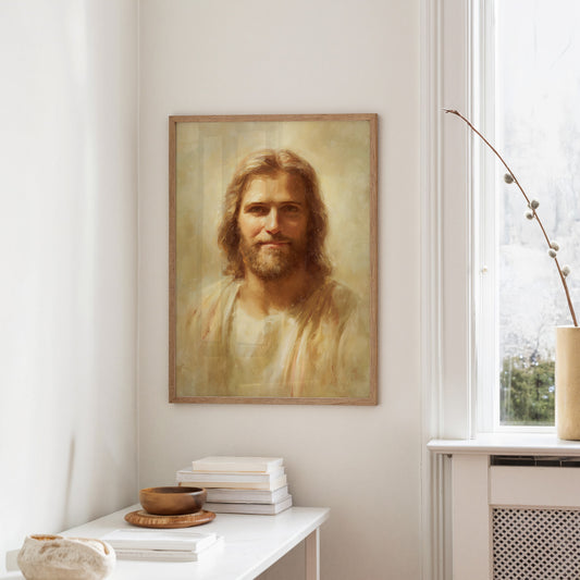 Divine Radiance Captured In Brushstrokes