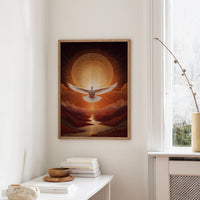 Divine Messenger Over Golden Canyon