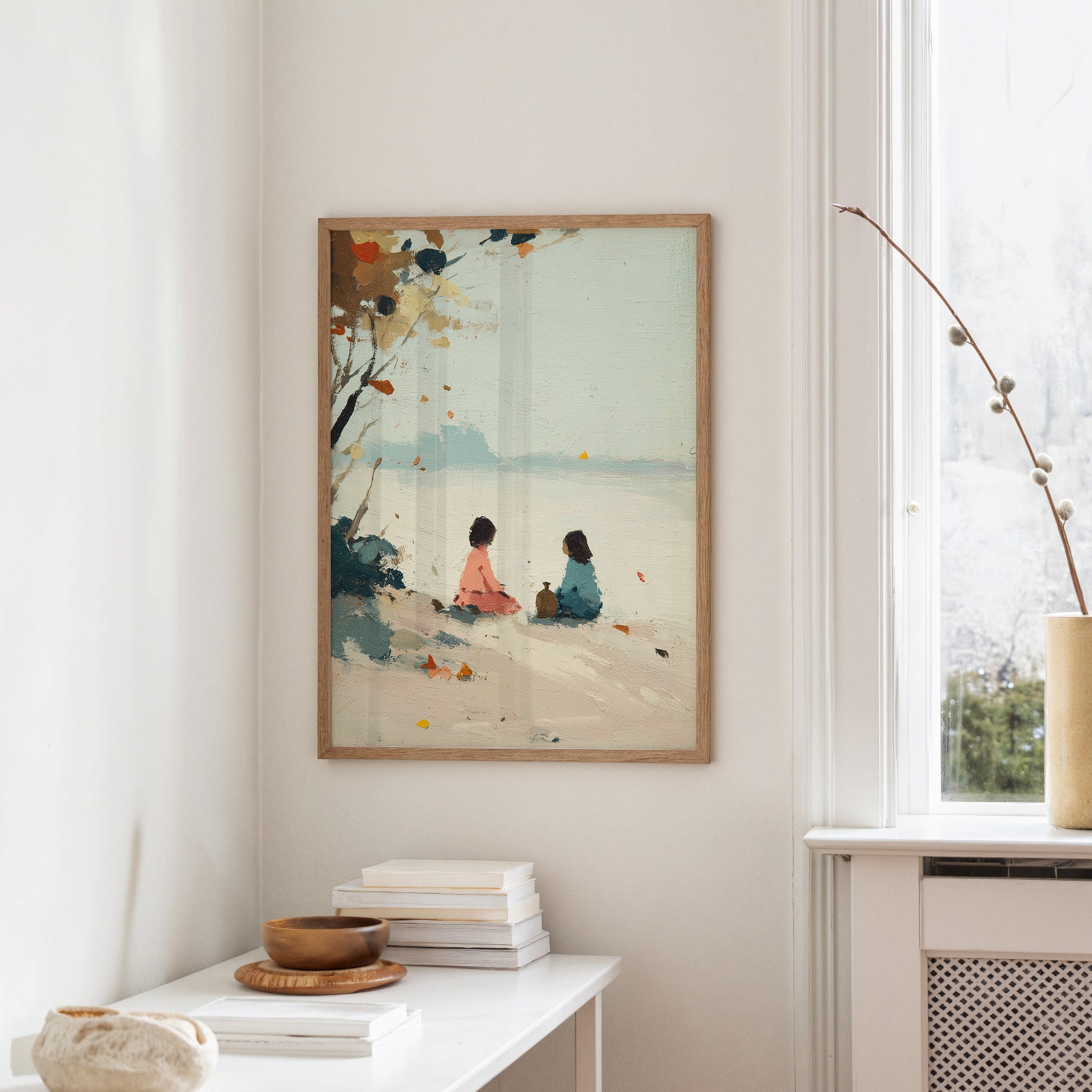 Shoreline Reverie Captures Autumn Whispers