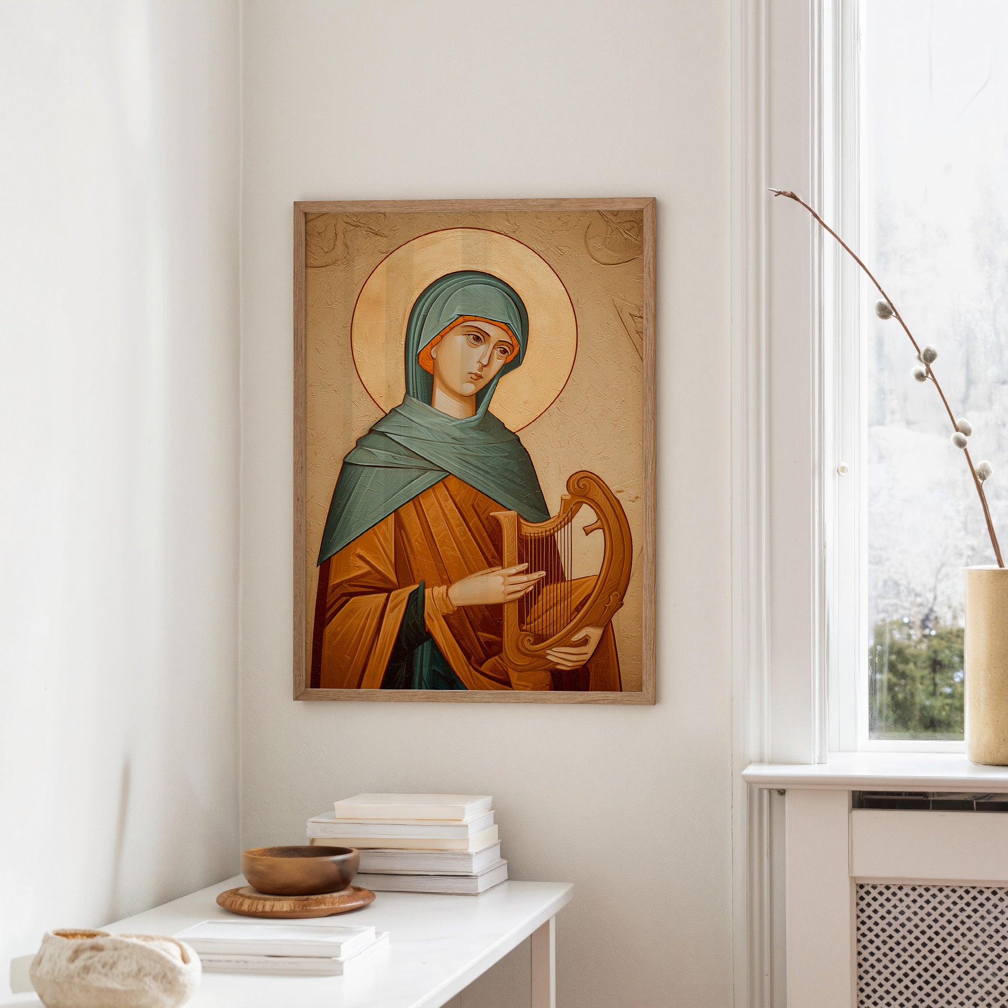 Divine Harmony Echoes Through Gold