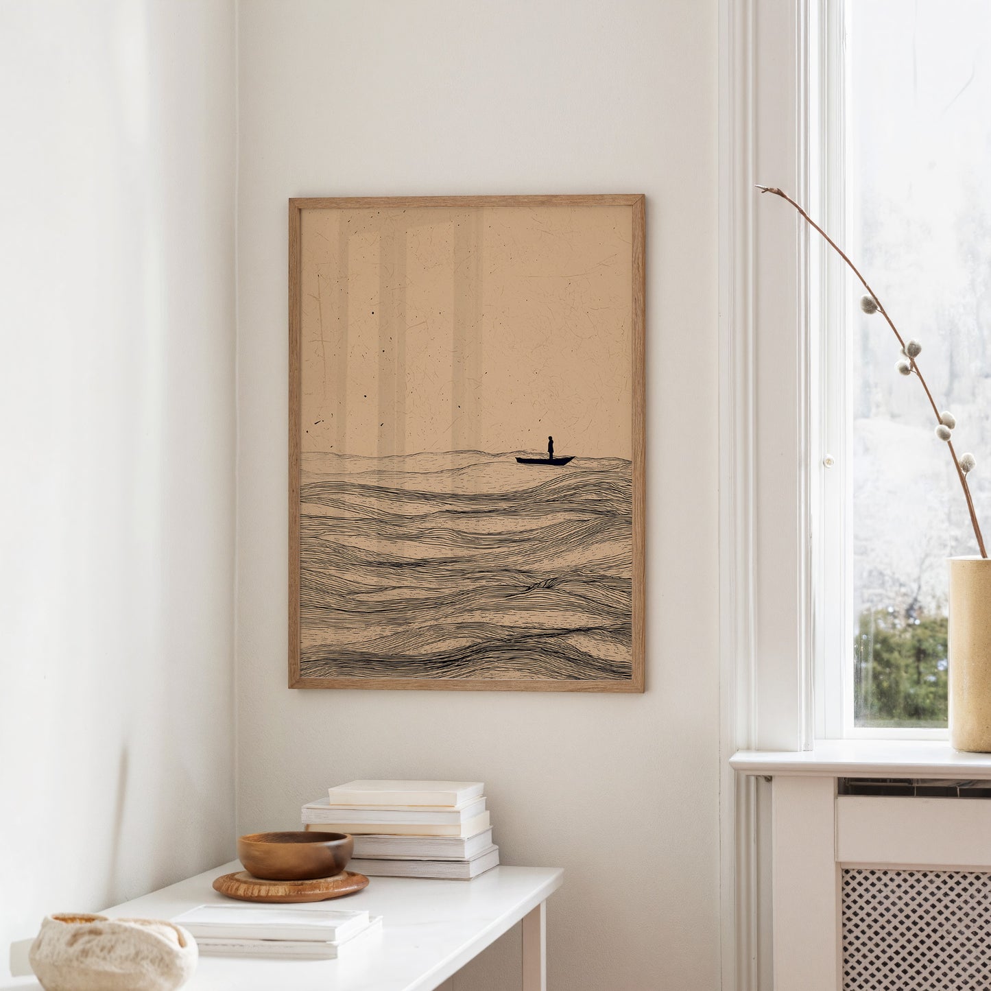 Solitary Voyage Through Endless Tides