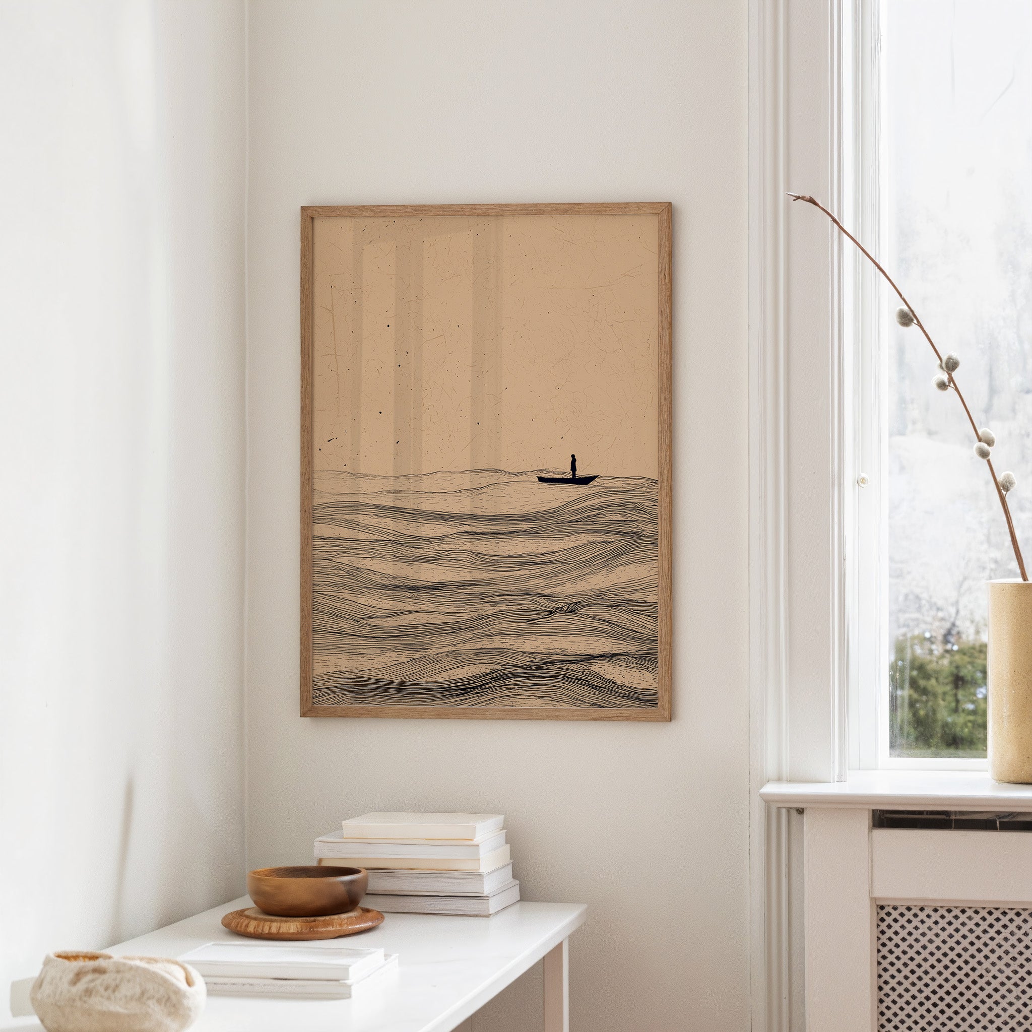 Solitary Voyage Through Endless Tides