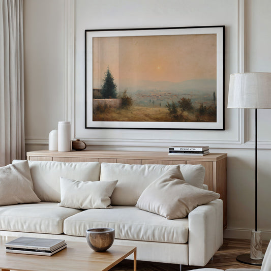 Apricot Haze Crowns Distant Valley