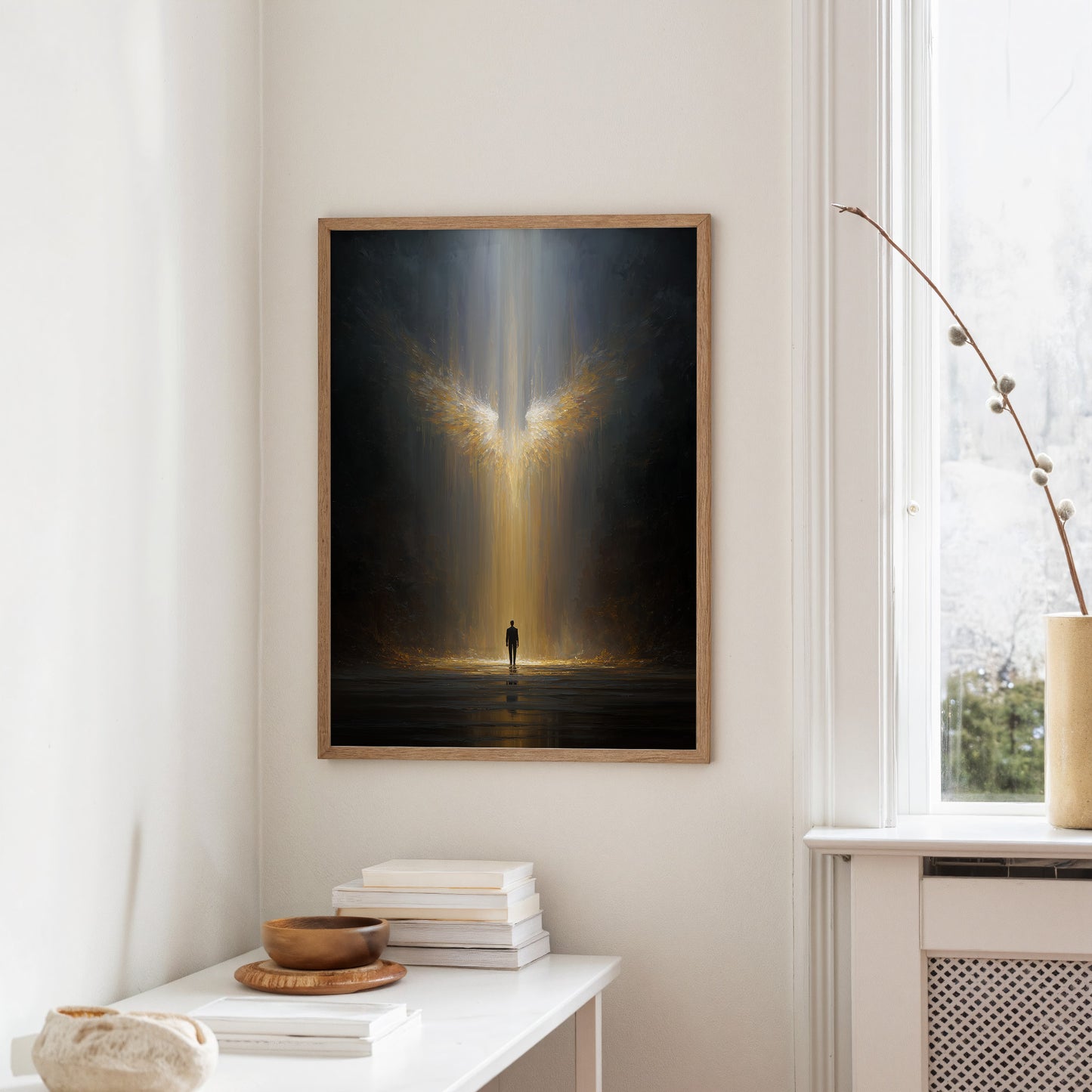 Celestial Radiance Beckons Mortal Witness