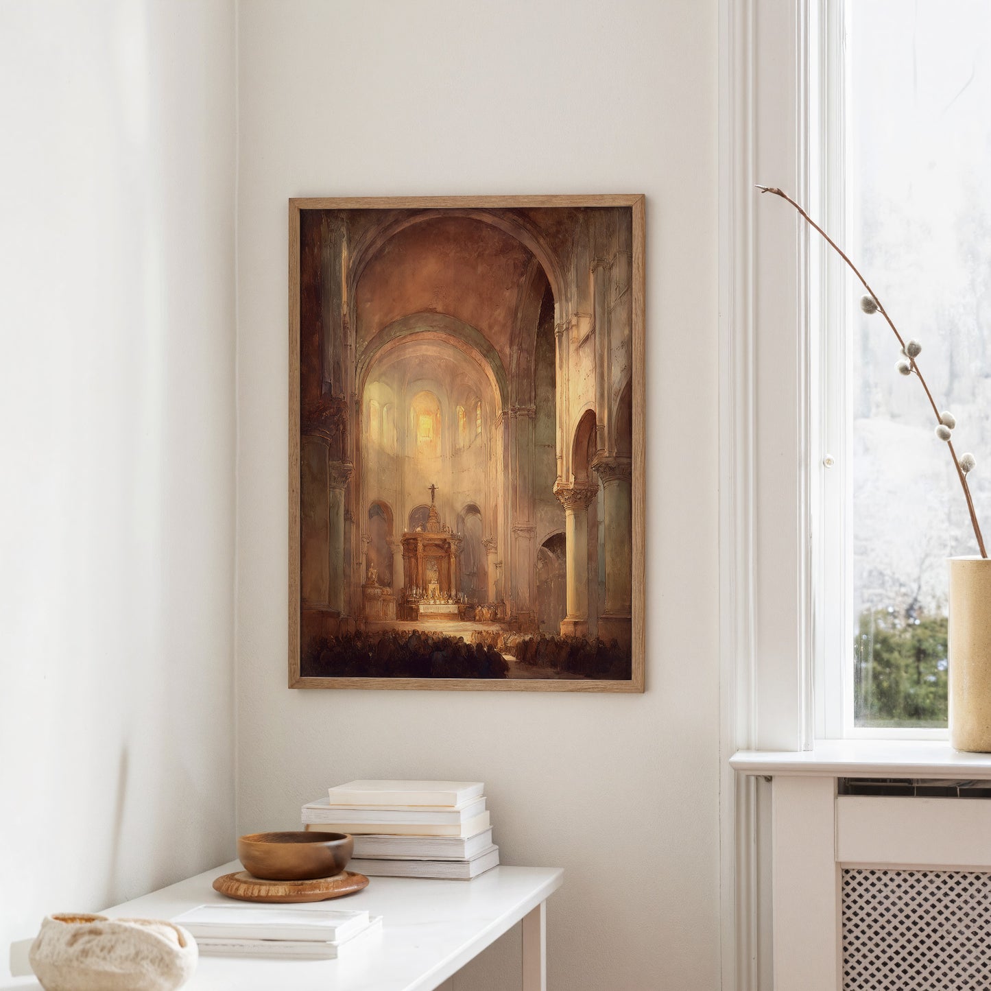 Divine Light Bathes Ancient Sanctuary