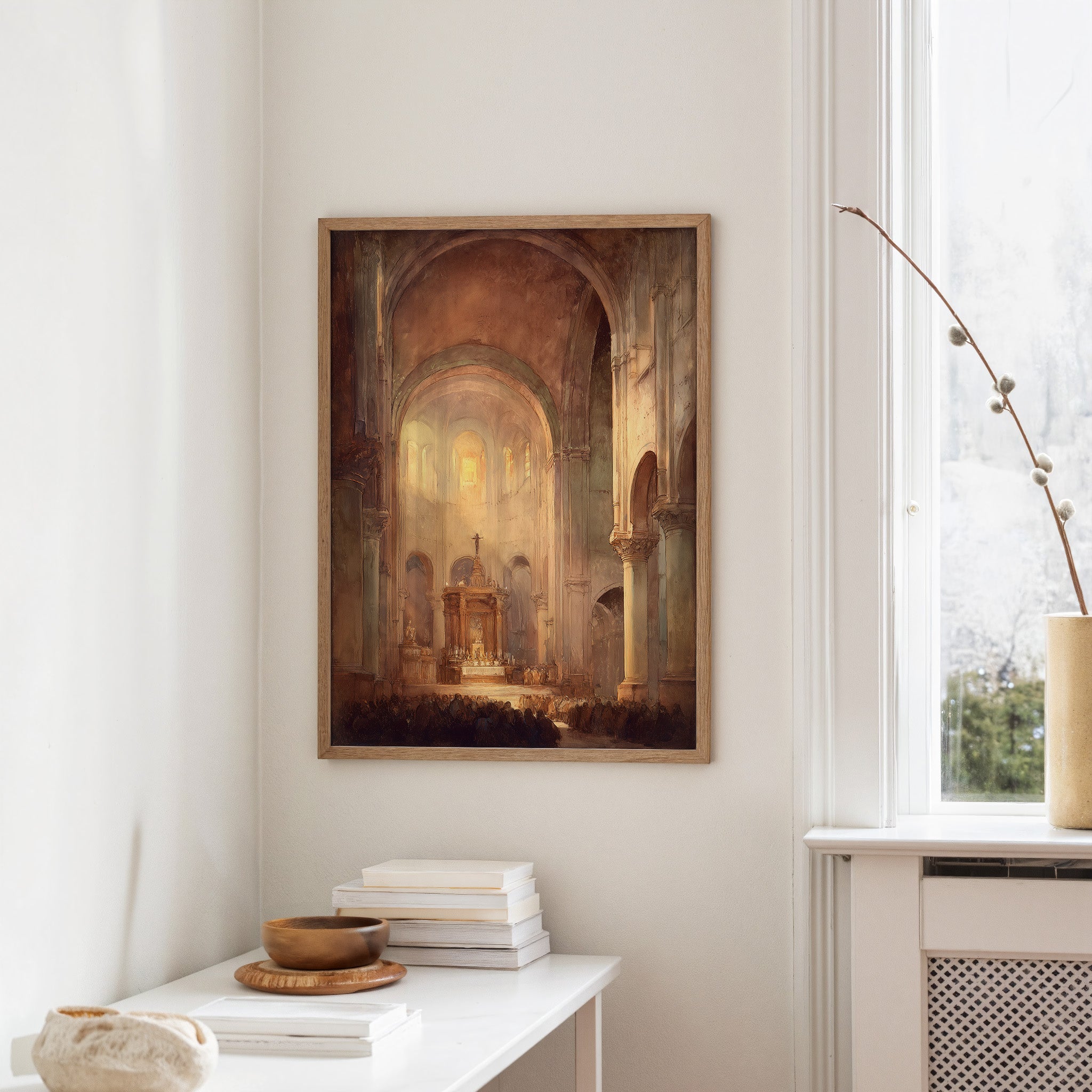 Divine Light Bathes Ancient Sanctuary