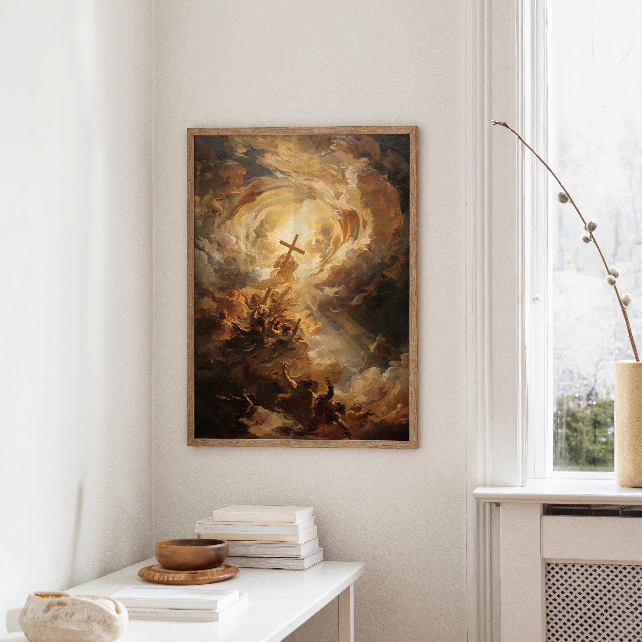 Divine Light Breaks Through Mortal Veil