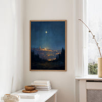 Celestial Beacon Illuminates Ancient Village