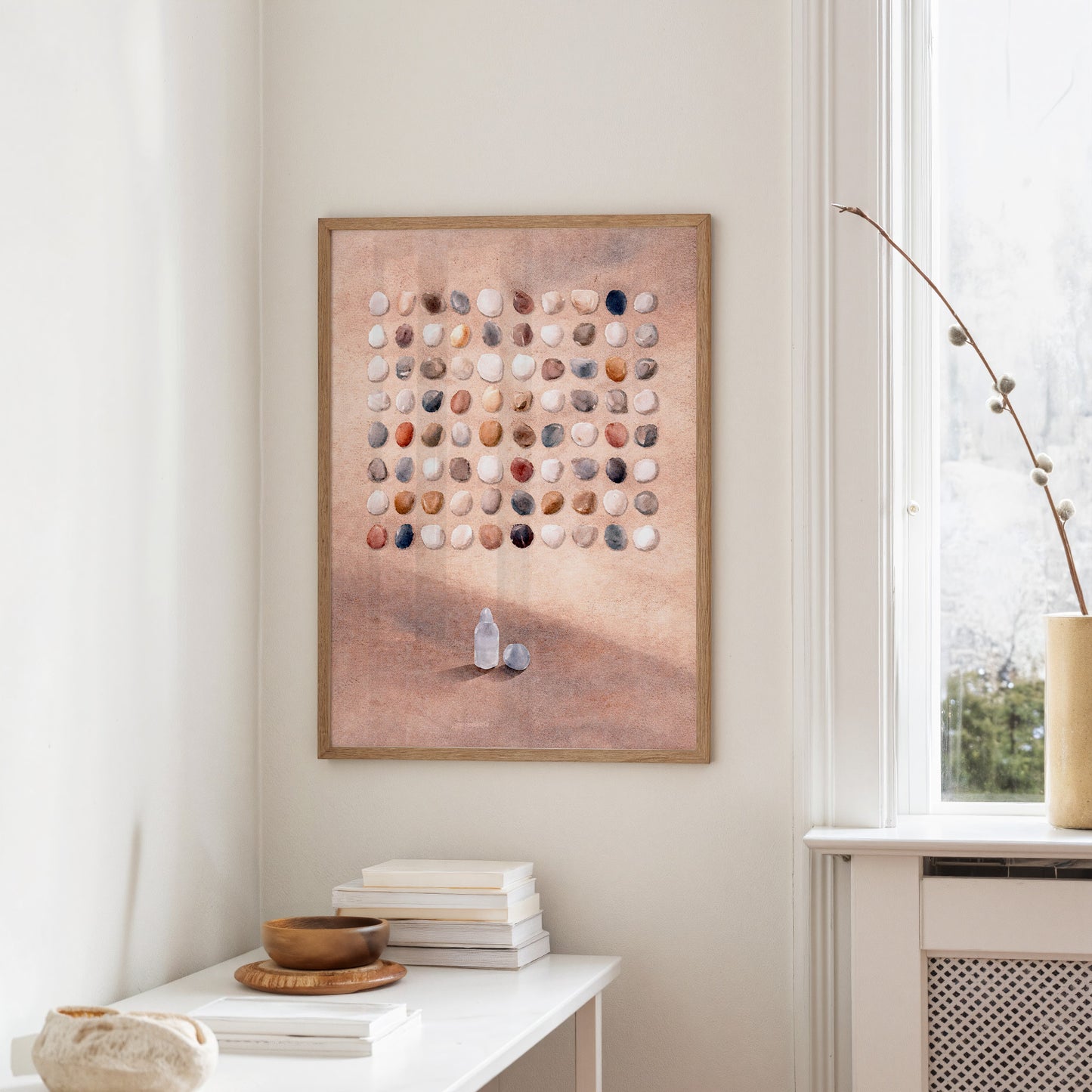 Shoreline Meditation: Pebbles and Crystal