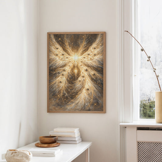 Celestial Phoenix Rises From Cosmic Ember
