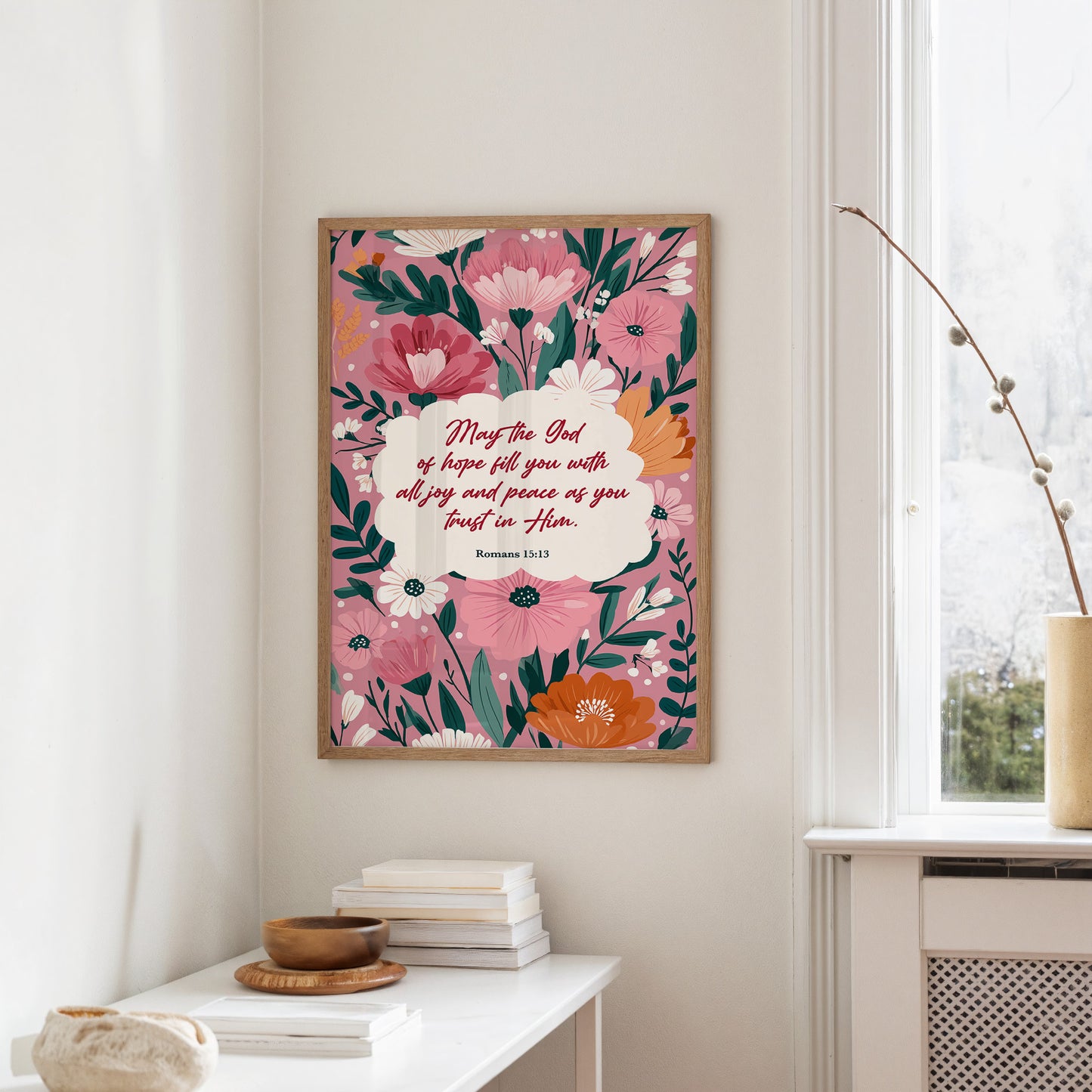 Blossoms of Faith: Scripture's Gentle Promise - Romans 15:13
