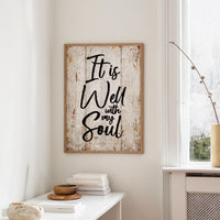 Rustic Affirmation Whispers Truth