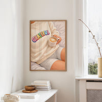 Rainbow Gratitude Embraces Morning Ritual