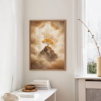 Solitary Sentinel Above Celestial Mists