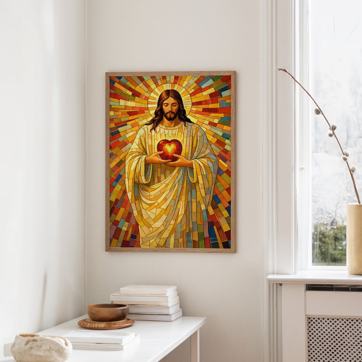 Radiant Mosaic of Divine Compassion