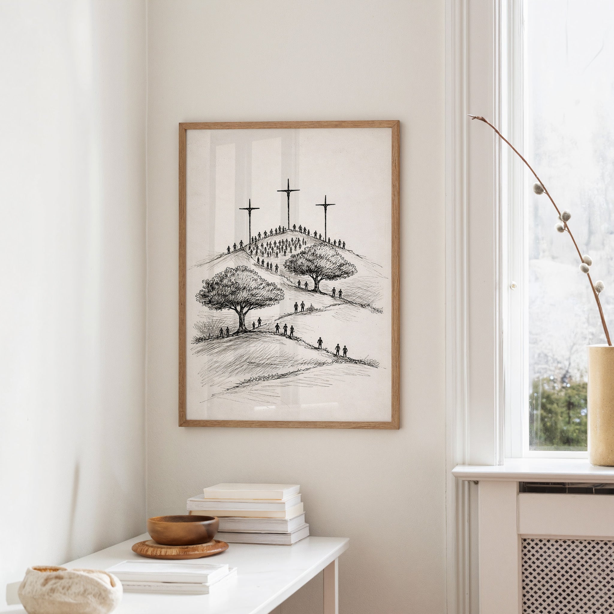Pilgrimage Toward Three Crosses