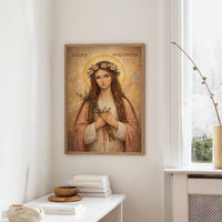 Saint Philomena in Quiet Devotion