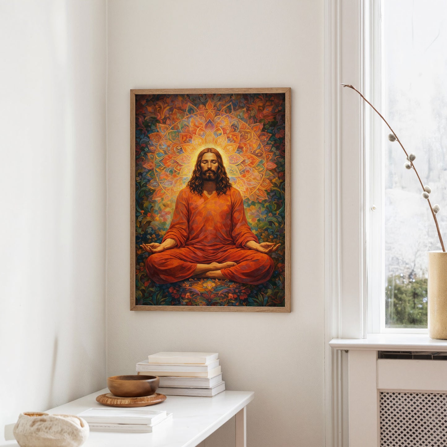 Divine Meditation Within Sacred Mandalas