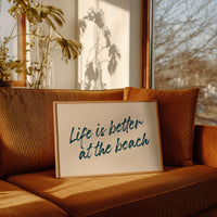 Coastal Wisdom in Brushed Teal