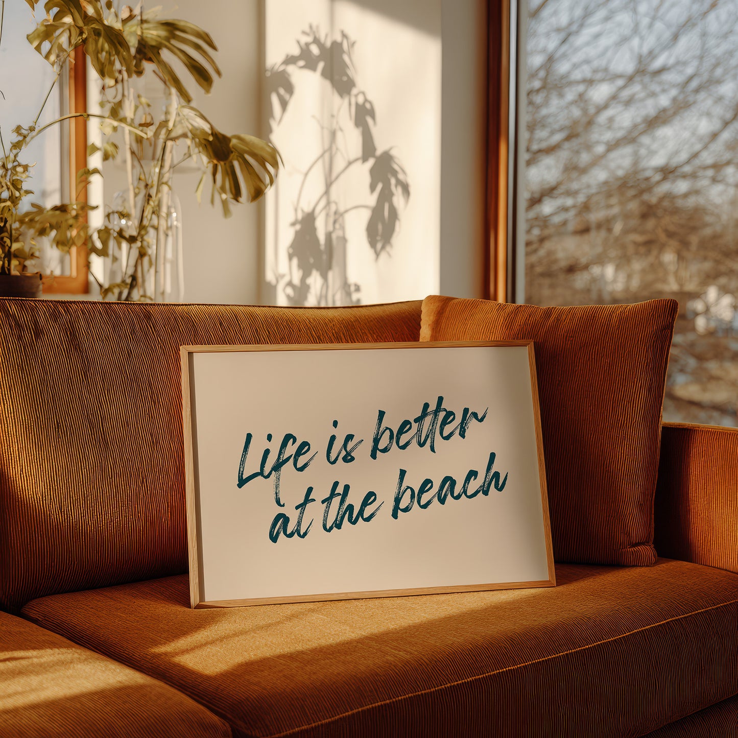 Coastal Wisdom in Brushed Teal