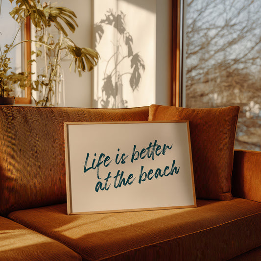 Coastal Wisdom in Brushed Teal