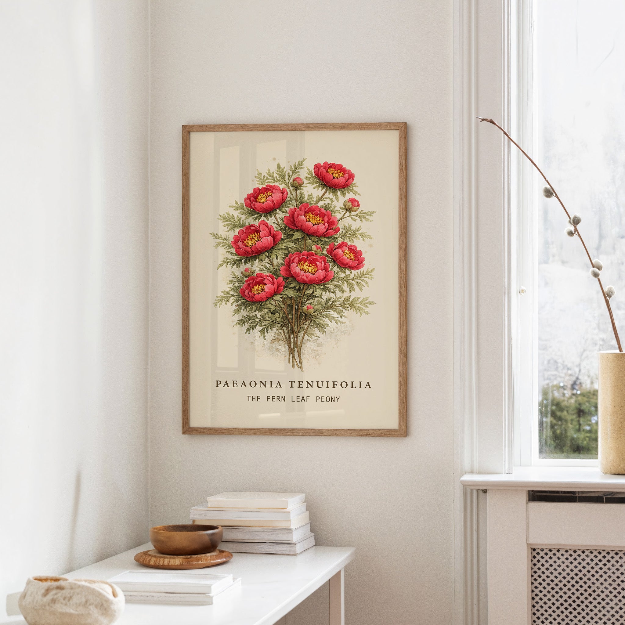 Crimson Nobility: Botanical Heritage Preserved