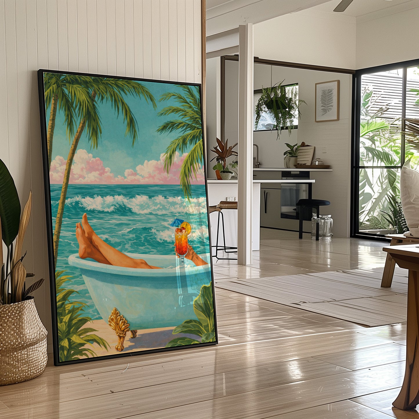 Coastal Bathtub Bliss: Paradise Reimagined